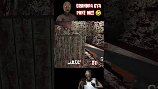 Grandpa fell in the water in Granny 2 🤣🤣 granny shorts granny2 trending game funnygames [upl. by Faunia]