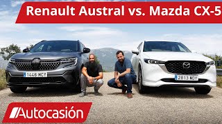 Mazda CX5 vs Renault Austral  COMPARATIVA SUV  Review en español  Autocasión [upl. by Apthorp]