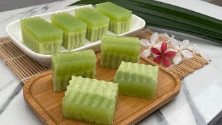 Pandan Moss Agaragar Jelly Cake With Egg [upl. by Aggappora]