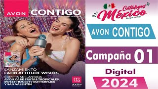 Catálogo AVON CONTIGO Campaña 1 2024 [upl. by Lawson]