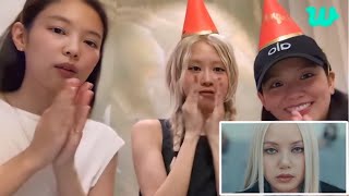 BLACKPINK Reaction To LISA  NEW WOMAN feat Rosalía Official Music Video [upl. by Vandervelde]