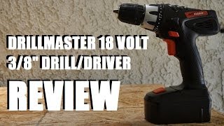 Harbor Freight DrillMaster 38quot 18 Volt Drill Review [upl. by Iong]