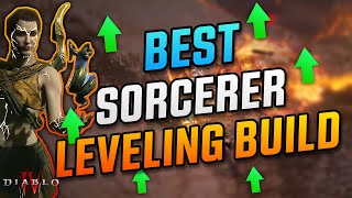 BEST Sorcerer Leveling Build for S5 Diablo 4 [upl. by Ahsemed]