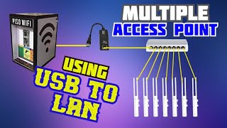 PISOWIFI MULITPLE ACCESS POINT NA NAKA USB TO LAN SET UP [upl. by Petuu]