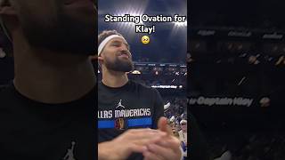 Warriors fans give a warm welcome to Klay Thompson in his return to the Bay 🏆Shorts [upl. by Zaraf829]