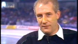 European Championships Allround Heerenveen 1990  Interview Verkerk  crowd [upl. by Eldridge]