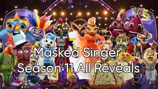 Masked Singer Season 11 All Reveals [upl. by Acim]