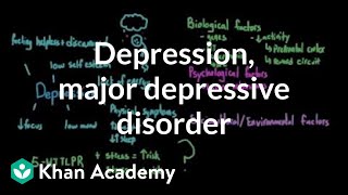 Depression and major depressive disorder  Behavior  MCAT  Khan Academy [upl. by Sabah]