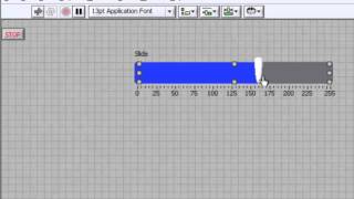 ArduinoLabView Intensidad de brillo de un led mediante una señal PWM [upl. by Ella]