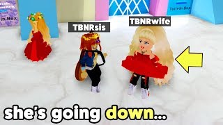 Sister vs Sister Royale High Challenge Roblox [upl. by Atirak]