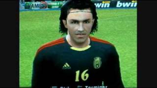 PES 2011 PS2 ROSTROS EDITADOS SELECCION MEXICANA Y OTROS [upl. by Etnuaed]