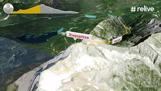 Zugspitze via Höllental Abstieg Stopselzieher  Route und Topographie 2018 [upl. by Daryle997]