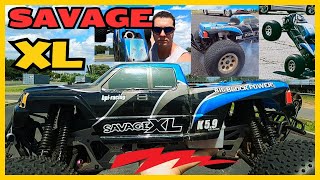 Full Out Top Speed Record Run HPI Savage XL K59🔥 Fastest stock Savage in the World [upl. by Pass]