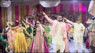 Mehndi Dance Performance  Wardah amp Faiq  Pakistani Wedding 2024 [upl. by Delija885]