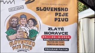 SLOVENSKO PIJE PIVO  SLOVAK BEER DRINKING IN ZLATE MORAVCE SLOVAKIA 🇸🇰 [upl. by Selemas810]