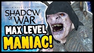 CREATING A MANIAC  Middle Earth Shadow of War  Gameplay Funny Moments [upl. by Upali]