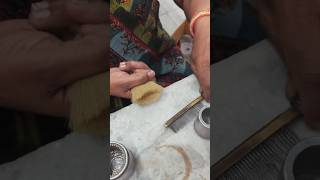 Amazing Process of Making Shaving Brush🧴From Fibers✂️Handmade ShavingTools shorts diy shaving [upl. by Zelma615]