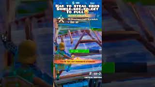 Had yo steal bros shield keg fortnite fortniteclips gaming [upl. by Ten]