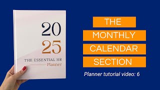 Using the Monthly Calendar to Spark Ideas amp Plan Initiatives  The Essential HR Planner [upl. by Galvan]