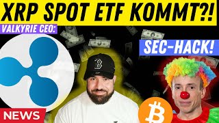 XRP ETF VOR ETHEREUM SEC HACK  BITCOIN SPOT ETF  RIPPLE UPDATE [upl. by Kermy]