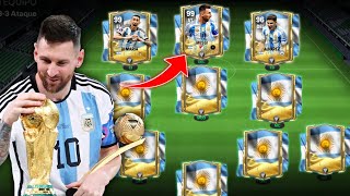 GASTAMOS 999 MILLONES Y CREAMOS LA MEJOR SELECCION ARGENTINA EN FC MOBILE [upl. by Ahsoet]