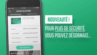 Comment piloter votre carte bancaire depuis l’application Mes Comptes [upl. by Nnaj]