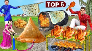 Bamboo Chicken Lalchi Samosa Comedy Video Collection Hindi Kahaniya Moral Stories Funny Comedy Video [upl. by Lletram663]