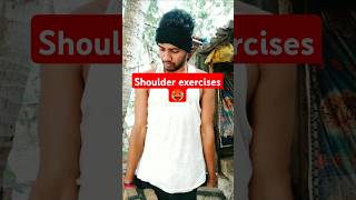 Shoulder exercises for a big shoulder 💪🏃🙏homeworkout motivation fitness workoutmotivation short [upl. by Nyvrem]