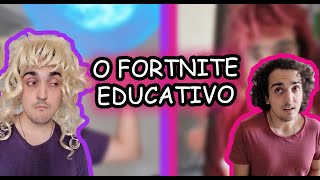 O FORTNITE EDUCATIVO até que é compreensível fortnite escola shorts [upl. by Aihceyt191]