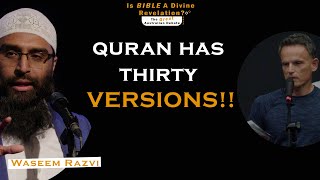 Quran has thirty versions  Waseem Razvi  Australia  Debate  QnA [upl. by Sivra]