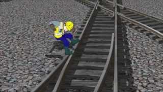 NS Oversteken van spoor en wissels [upl. by Alper]