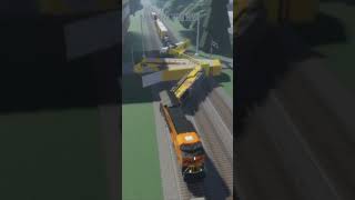 BNSF train crash in city [upl. by Aicatan920]