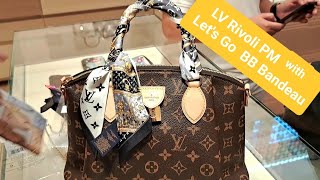 Louis Vuitton  How to Tie a Bandeau  Rivoli PM  Lets Go BB Bandeau [upl. by Hynda]