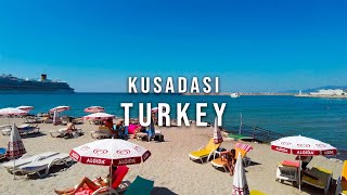 4K Kusadasi Turkey  Walking Tour 2022  Aegean Coast 2022 [upl. by Judsen38]