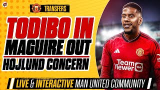 Man Utd AGREE £30m Maguire Deal Todibo Talks Underway  Hojlund Debut Vs Arsenal [upl. by Kilmarx]