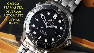 Omega Seamaster Diver 300 Automatic 21230412001003 Watch  Review Valjoux Relogios [upl. by Anaer982]