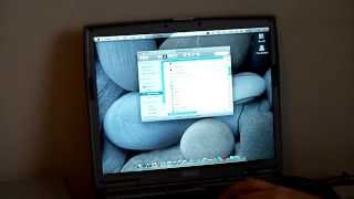 Hackintosh Dell Latitude D610 Running OS X Leopard 1056 [upl. by Debor626]