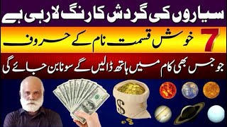 Biggest Change in Planets  Top 7 Luckiest Names Alphabets  Astrologer MA Shahzad khan [upl. by Alyahsal979]