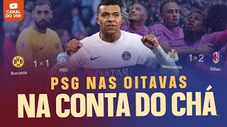 PSG ABRE MÃO DO 1⁰ LUGAR PARA SEGURAR A VAGA NO MATAMATA championsleague [upl. by Johnathon]