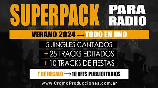 DEMO Pack Artística de temporada para Radios y ProgramasVerano 2024☀️Fiestas🎅🏻 [upl. by Barret]