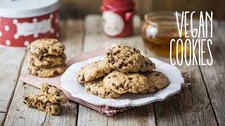 Cookies vegan con gocce di cioccolato [upl. by Basil638]