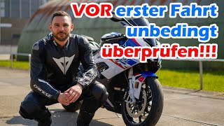 Motorrad Tipps vor der ersten Fahrt  SaisonstartSaisonbeginn für Fahranfänger amp Wiedereinsteiger [upl. by Lamrej]