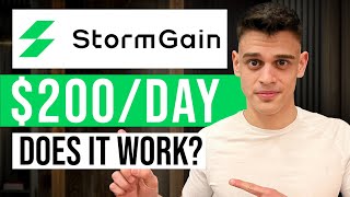 Earn FREE Crypto On Stormgain In 2024  Cloud Mining Review [upl. by Edrick]