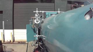 80 HP Cleaver Brooks steam boiler test run [upl. by Erickson677]