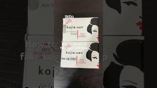 Fake vs Original kojie San soap skincarereview shortsskincare skincareproductreview [upl. by Brantley]