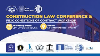 The Construction Law Conference and FIDIC Condition of Contract Workshop 2024  Promo Video [upl. by Sandon]