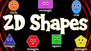 Properties of 2D Shapes  Sides and Corners of 2D Shapes [upl. by Andert]