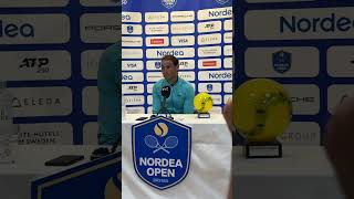 Rafael Nadal press conference after losing to Nuno Borges in the final of the Nordea Open 21072024 [upl. by Rubliw]