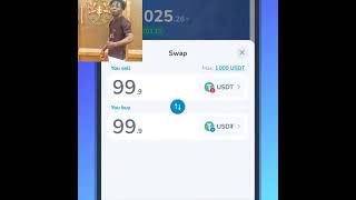 How swap your coins inside your ton wallet watch now and subscribe for more update youtubeshorts [upl. by Frayne]