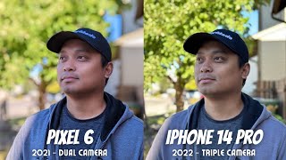 iPhone 14 Pro vs Pixel 6 camera comparison Do we have a new champ [upl. by Crellen]